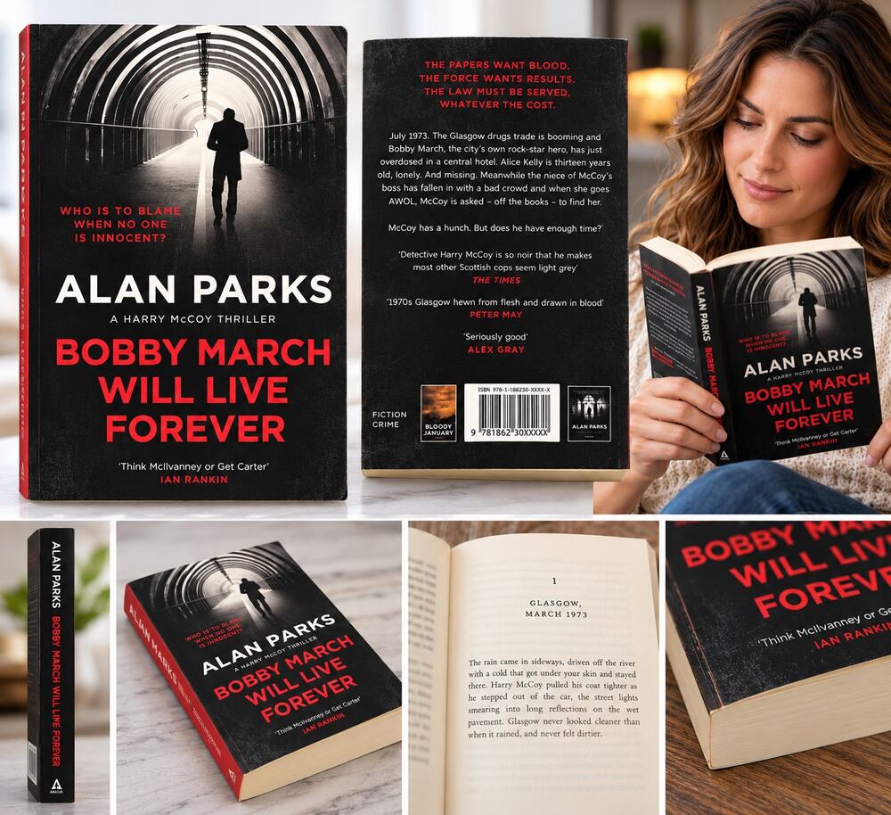 Alan Parks Bobby March Will Live Forever – A Harry McCoy Thriller – Paperback